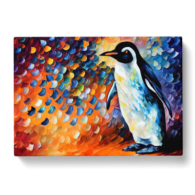 Penguin Painting Vol.1 Abstract - Wrapped Canvas