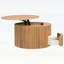 Table basse ronde à plateau relevable-129197468