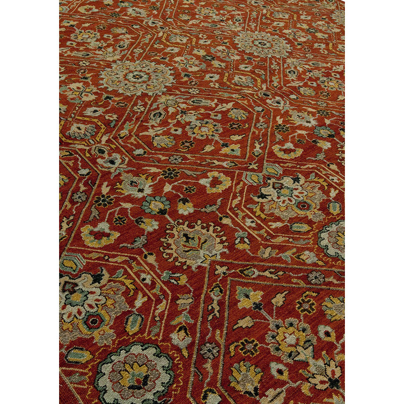 Mccall Wool Floral Indoor Rug, Rectangle 2' x 3'