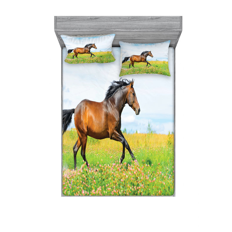 Microfiber Sheet Set, Queen Sheet Set with Fitted Sheet