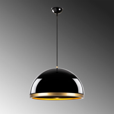 Luminaire suspendu en forme de dôme à 1 lumière Otego