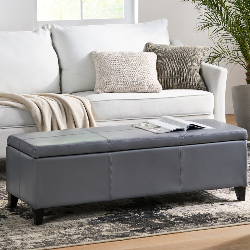 Unité centrale moderne gris avec rangement - de style minimaliste pour une utilisation pratique, l 50,3 po x P 17,83 po x H 15,88 po, option fonctionnelle idéale pour la vie de tous les jours
