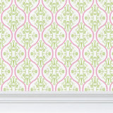 Watercolor Damask Luxury Matte Wallpaper