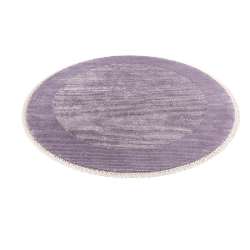 Tapis rond rond violet Osborne