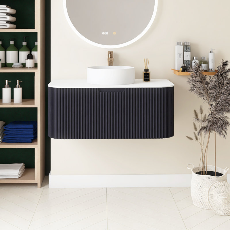 Meuble-lavabo flottant mural 36 po avec lavabo 36 po