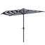 Demi-parasol de patio extérieur