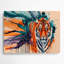 Wildlife Bengal Tiger Beige Metal Wall Art-177079935