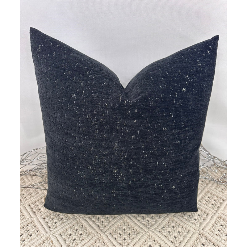 Abstract Black Square Cushion Cover
