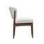 Chaise rembourrée en bois massif Halren - Lin taupe-943191228