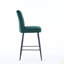 Ensemble de 2 chaises de bar réglables en fer avec pieds de fer réglables et comptoir de bar-249024615