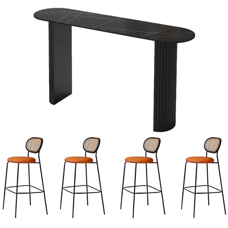 LeClerc, Black, 41.3"H x 62.9"L x 19.6"W, Black