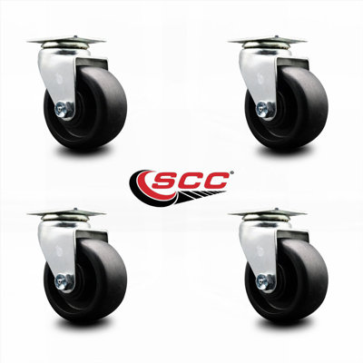 Glass Filled Nylon Caster with Ball Bearings