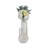 Vase Pottery Woven Terracotta Jute Sculptural Design 19" White for Home Office Bedroom Living Room Decor.