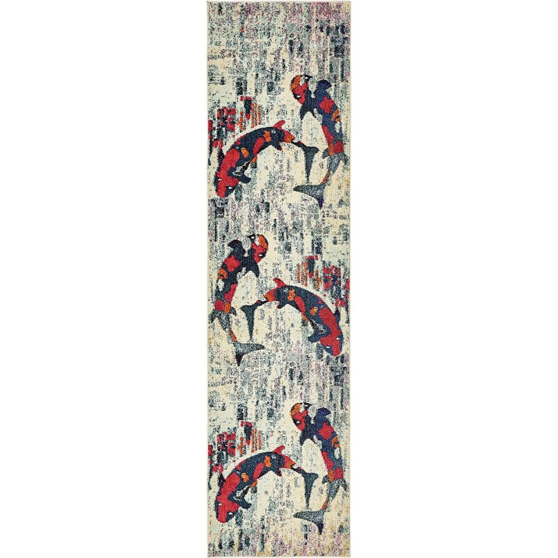Grigsby Abstract Indoor Rug, Runner 2'2" x 6'7"