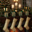 Holiday Gift Box Stocking Holder-34417655
