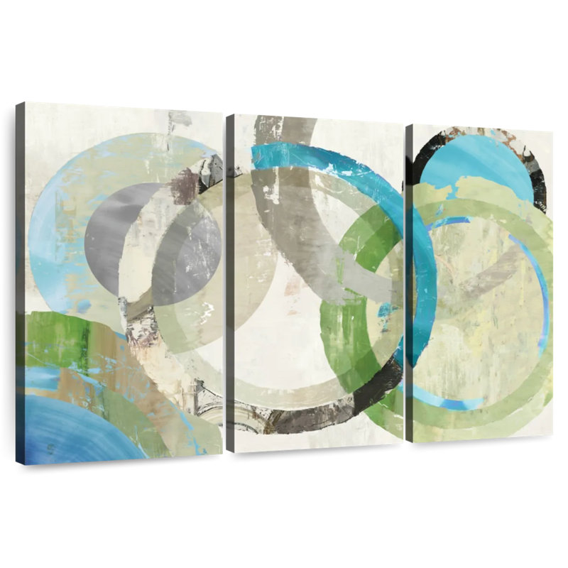 Avery Viridescent Rings, 42" H x 65" W