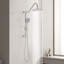 Pomme de douche avec système de douche à main avec pomme de douche à pluie 10 po-124944833