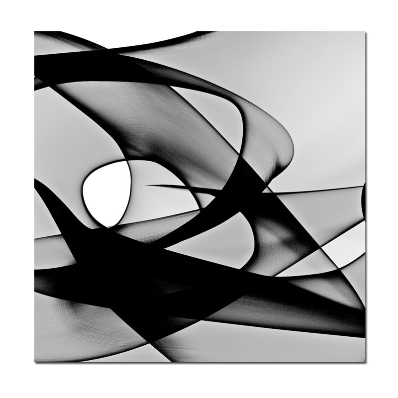 Nebula 2 Abstract Print, Square 46" x 46", Glass