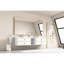 84 po Miroir de salle de bain X 48 avec cadre en aluminium rouille - teinte dorée brossée pour salle de bain-733324895
