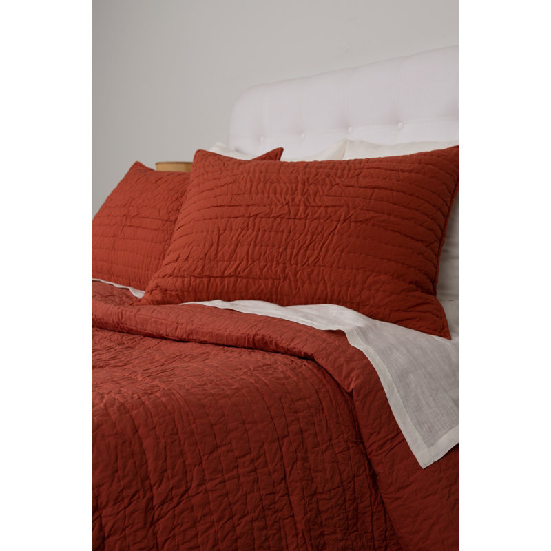 Brighton Bedding, King Duvet Cover, Red