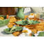 Cineraria Earthenware Divided Serving Dish-525358887