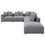 Canapé modulaire gris Amherst 6 pièces