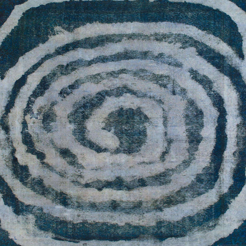 Abstract Indoor Rug, Square 4'