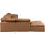 Canapé modulaire en similicuir 6 pièces Itala-94482544