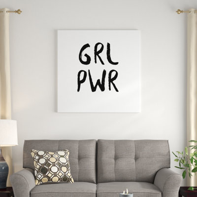 «Power Quotes V», art textuel sur toile