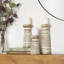 Porte-bougie éclectique en bois-961870056-961870063
