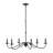 Wicklow Bohemian Farmhouse Iron LED Chandelier-747549269-803211566