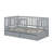 Wooden Daybed Featuring Fence-Style Guardrails And Two Built-In Drawers-144253082-144253076