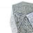 Maverick Hexagon End Table with Diamond Design