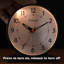 Analogue Electric Alarm Tabletop Clock Black