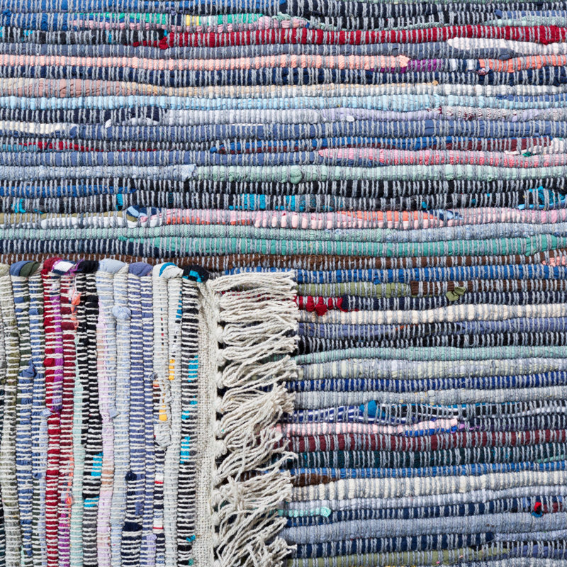 Fanshawe Rag Rug Flat Weave Cotton Rug, Rectangle 8' x 10'
