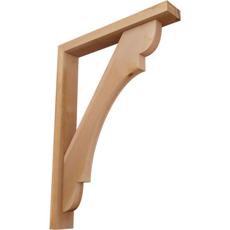 Support de bloc olympique avec entretoise décalée, 30 x 22, Cèdre rouge occidental de l 3 1/2 po (lisse)