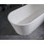 Baignoire autoportante TRANQUIL 65 po en surface solide blanche