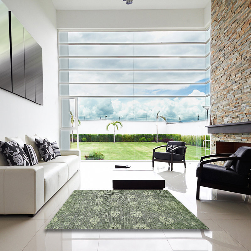 Abstract Indoor Rug, Square 8'