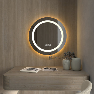 Naiha Aluminum Circle Mirror