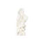 Cast Dancing Sculpture, Pirouette, Faux Bleached