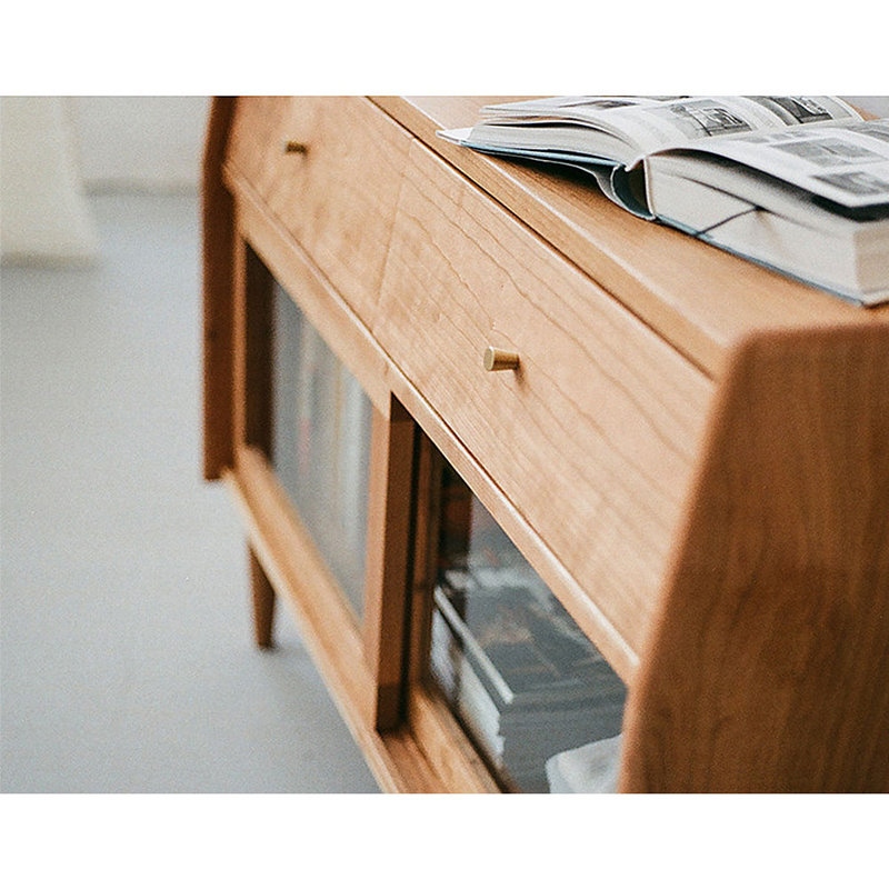 Moving Door Drawer Cabinet Storage Sideboard