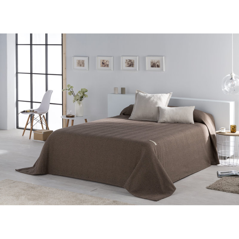 Chevron / Zig Zag Duvet Cover, 230 x 270cm Duvet Cover, Beige