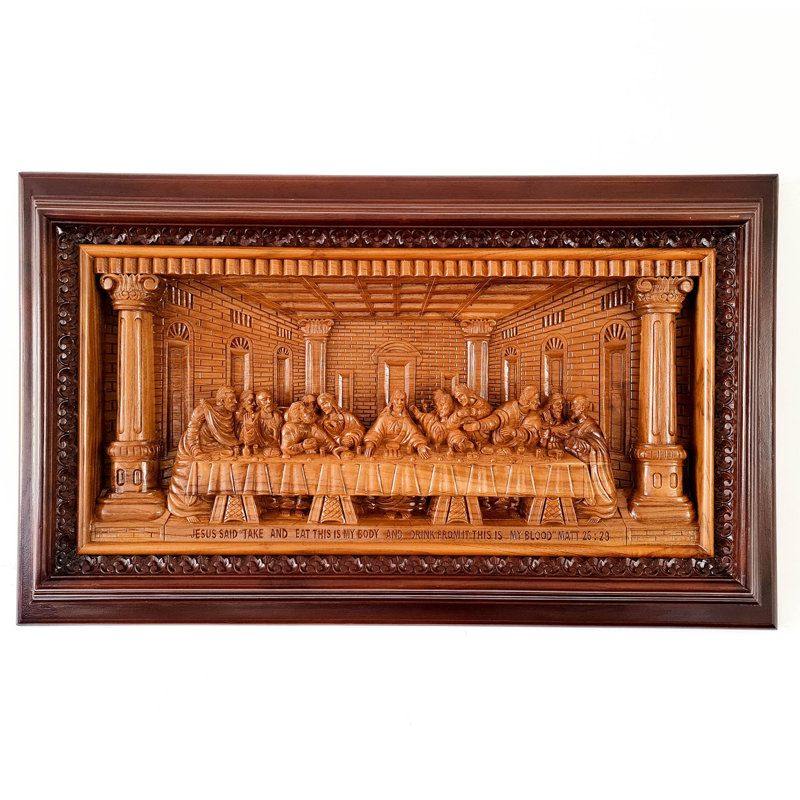 Handmade Traditional Religious & Spiritual Wall Decor on Solid Wood
