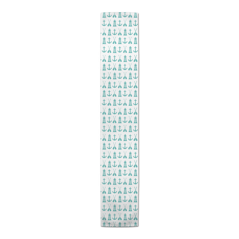 Chemin de table Nautical, Sarcelle, 90 po x 16 po, 25