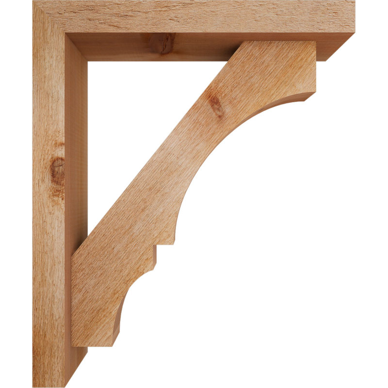 Support de bloc Balboa avec entretoise décalée, 24 x 20, Cèdre rouge occidental de l 4 po (scié brut)