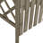 Allec 204cm H x 116cm W Grey Wood Gate