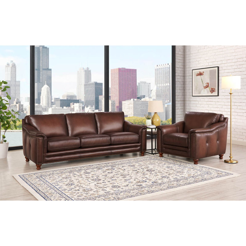 2 - Piece Leather Living Room Set