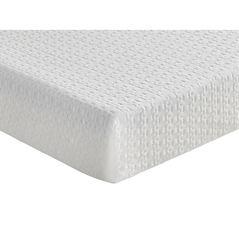 Bed Mattress Gel-Infused Memory Foam Mattress, Firm, White, Mattress In A Box, 8", Twin