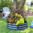 Irick Hexagon Galvanized Steel Raised Garden Bed - 40.5" x 36" x 11.75" - Dark Gray-1931596941