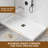 48/60"W x 32/36"D Multiple Sizes Single Threshold SMC Shower Pan Base with Drain Assembly, Non-Slip-112495619-112867673